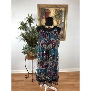Nicole Miller | Dresses | Nicole Miller Oneshoulder Pleated Dress With Side Keyhole Color Navy Size 2